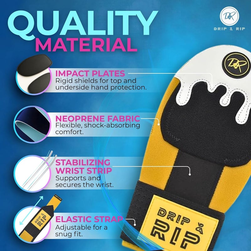 Drip & Rip Sliding Mitt Youth for Baseball & Softball - Ice Cream Sliding Mitt Design with Hand Protection - Base Running, Breathable, Durable, Ambidextrous - Ages 10+ - Image 3
